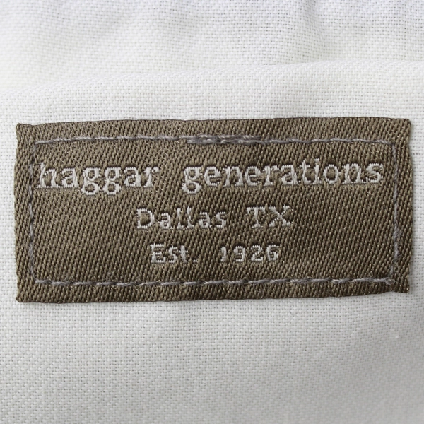 Haggar Men's Brown Pleated Dress Pants Size 38x29 - Good Pre-Owned Condition