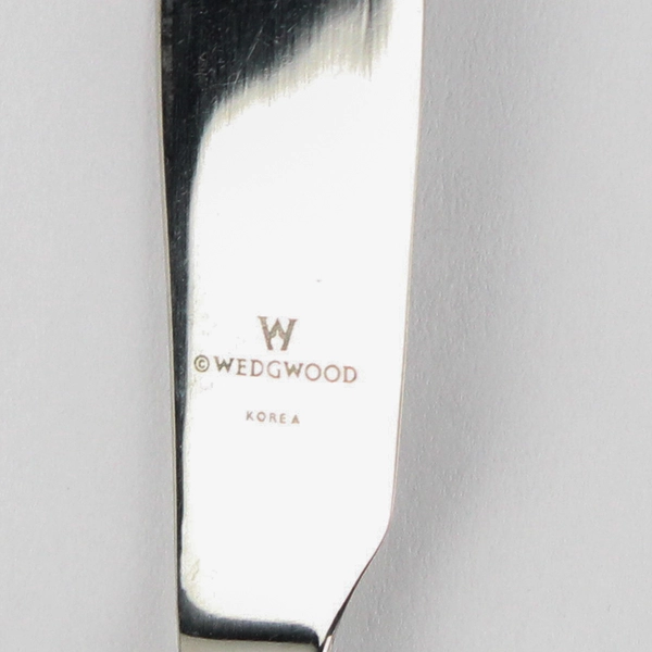 Silver Wedgwood Juliet 7.25" Hollow Handle Master Butter Knife Stainless Steel