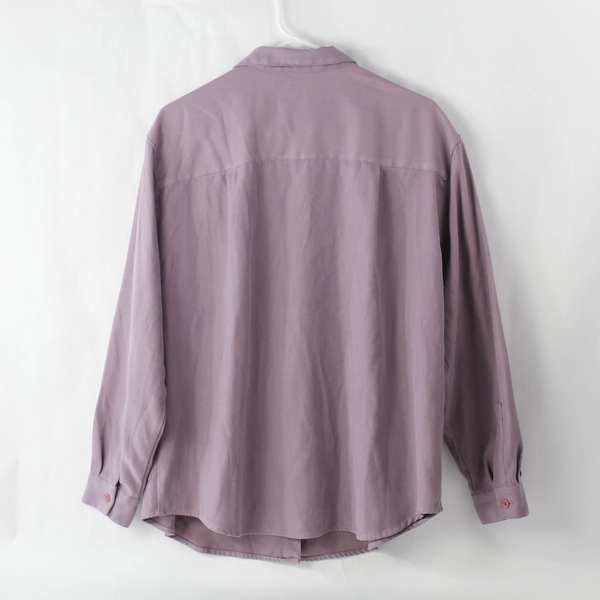 Liz Claiborne Villager Sport Lavender Shirt Women's XL Pre-Owned with Snags