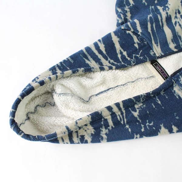 Creazioni Effeci Blue Full-Zip Hoodie Jacket Women's Size Small