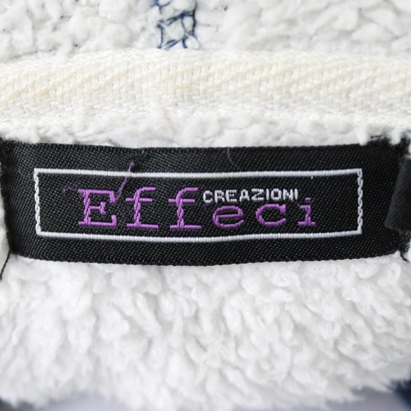 Creazioni Effeci Blue Full-Zip Hoodie Jacket Women's Size Small