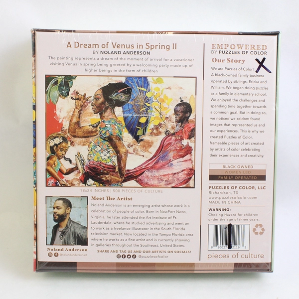 Empowered Puzzles of Color A Dream of Venus in Spring II 500 Pieces Sealed New