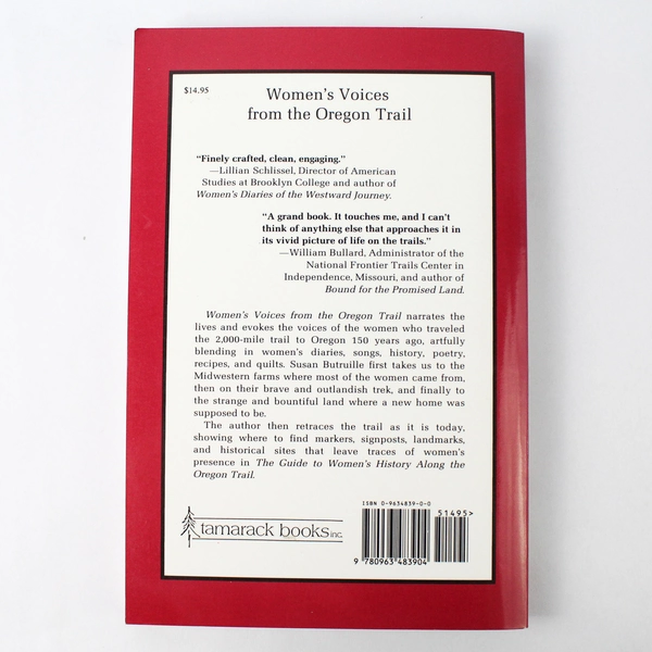 Women's Voices from the Oregon Trail by Susan G. Butruille 1993 Paperback
