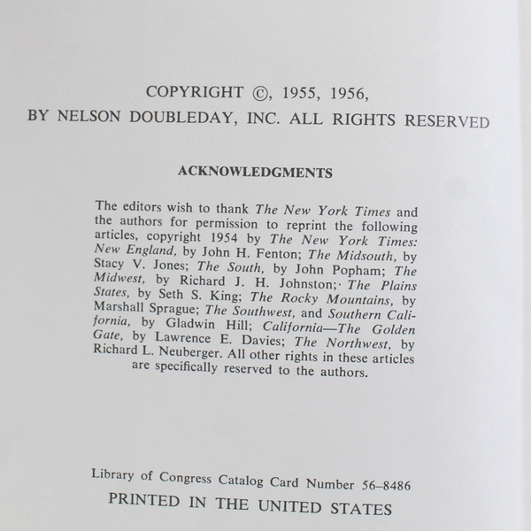 Vintage Around the USA in 1,000 Pictures 1956 Hardcover Ex-Library
