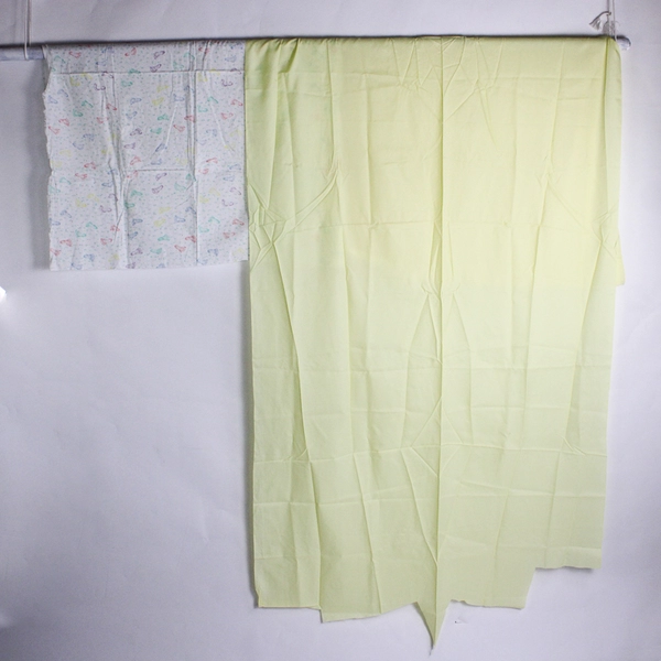 4 Piece Lot of Fabric Pastel Colors 4+ Yards Total Baby Clothes DIY Crafts