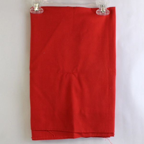 3 Piece Lot of Red Pink and White Fabric 2+ Yards Total