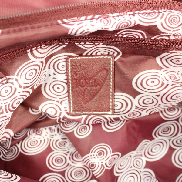 Ion Bow-tiful Red Leather Handbag with Bow, Tags Attached, Very Good Condition