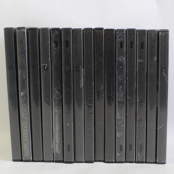 Lot of 15 Black Replacement Single Disc DVD Cases