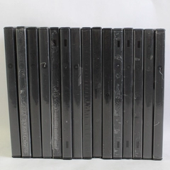 Lot of 15 Black Replacement Single Disc DVD Cases