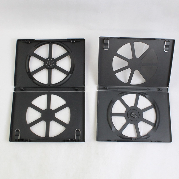 Lot of 15 Black Replacement Single Disc DVD Cases