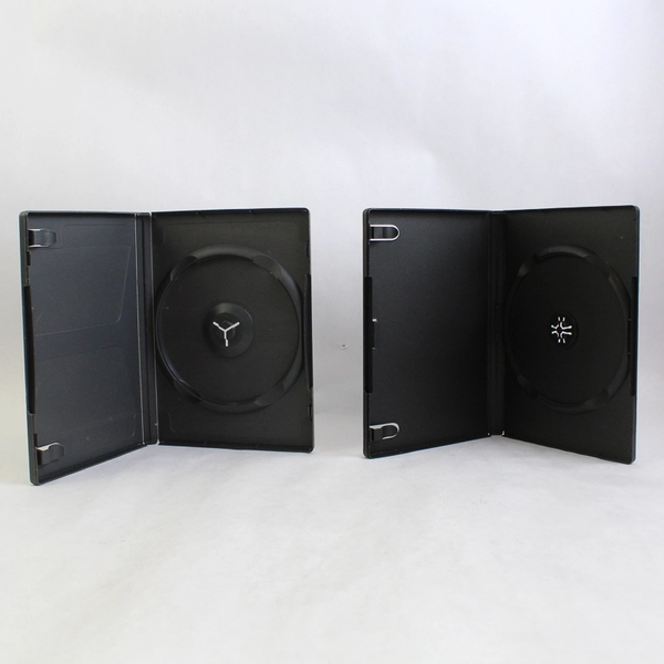 Lot of 15 Black Replacement Single Disc DVD Cases