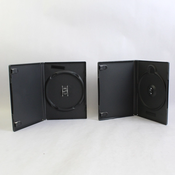 Lot of 15 Black Replacement Single Disc DVD Cases