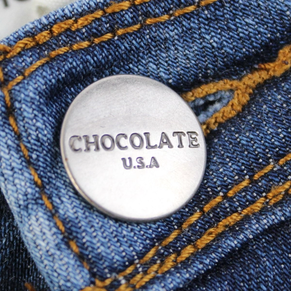 Chocolate USA Shorts Women's Blue Denim Jean Shorts Size Large