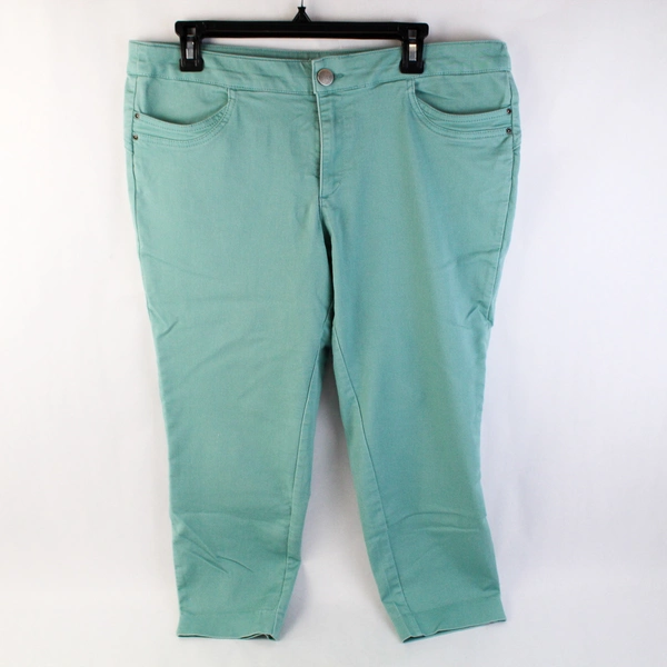 Christopher & Banks Petite Mint Jeans Women's Size 14P 