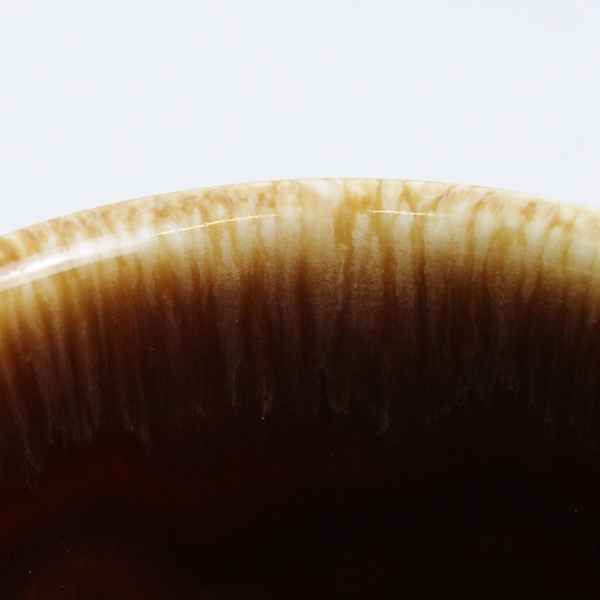 Lot of 2 Vintage McCoy USA Brown Drip Glaze Coffee Tea Cups Earthenware Pottery