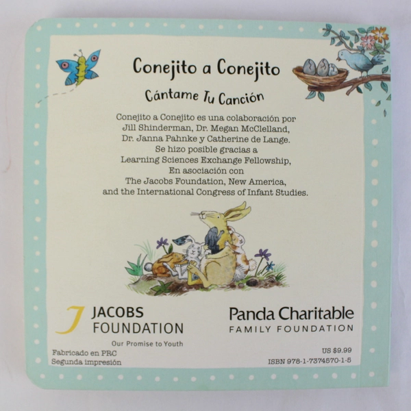 Conejito a Conejito Cantame Tu Canción Barclay Square Books 2021 Board Book