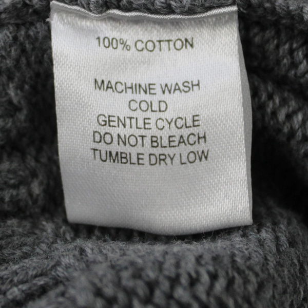 Ann Taylor Loft Gray Knit Turtleneck Sweater Women's Medium Button Accent