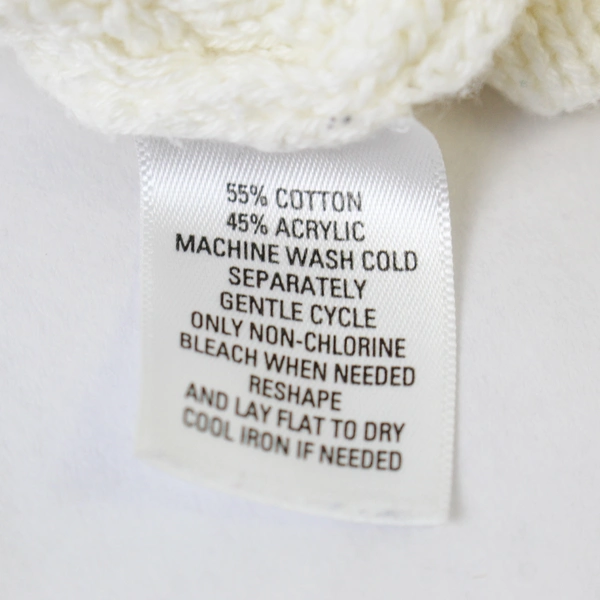 Great Northwest Indigo White Knit Turtleneck Sweater Women's Size M