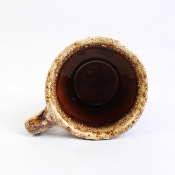 Hull Pottery Glazed Brown Oven-Proof Coffee Mug