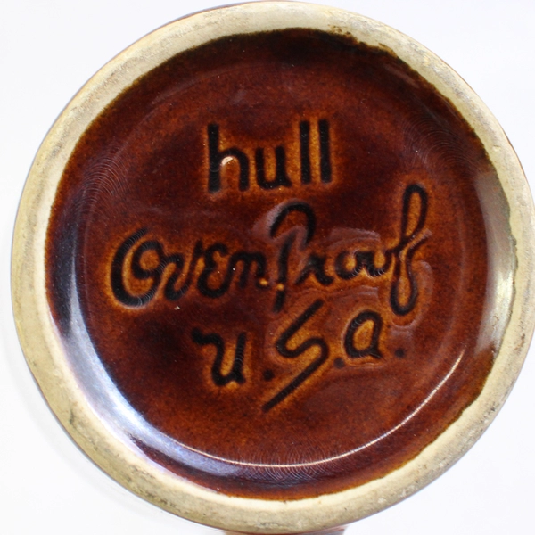 Hull Pottery Glazed Brown Oven-Proof Coffee Mug