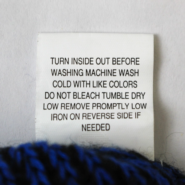 NY Collection Black & Blue Cowl Neck Cable Knit Sweater Women's Medium