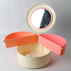 UK Design Toy Kids Makeup Purse Carry Case Accessories Fold Out Plastic Mirror