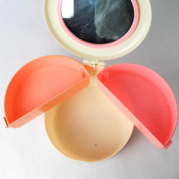 UK Design Toy Kids Makeup Purse Carry Case Accessories Fold Out Plastic Mirror