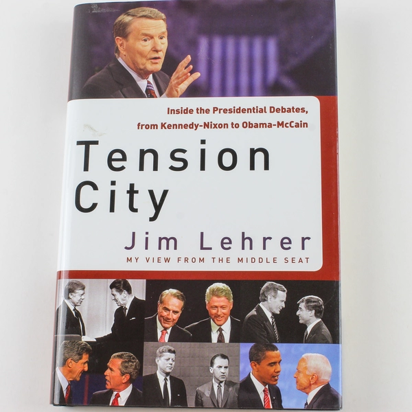 Tension City by Jim Lehrer 2011 Presidential Debates HC Good Condition