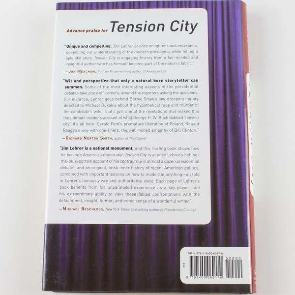 Tension City by Jim Lehrer 2011 Presidential Debates HC Good Condition