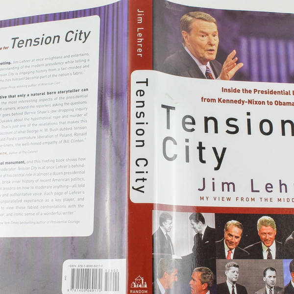 Tension City by Jim Lehrer 2011 Presidential Debates HC Good Condition