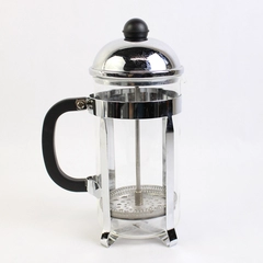 BonJour Glass French Press Stainless Steel Hardware Black Handle
