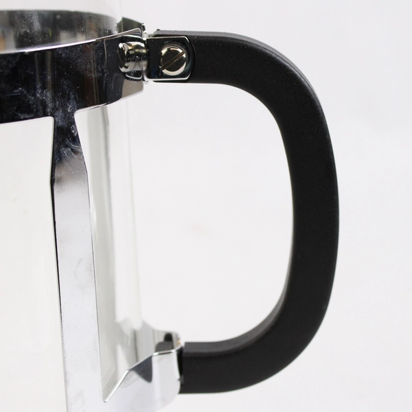 BonJour Glass French Press Stainless Steel Hardware Black Handle