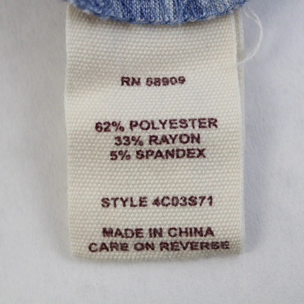 Chelsea And Violet Blue Sleeveless T-Shirt Top Women's Size XS