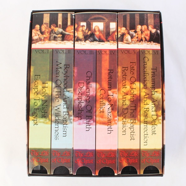 The Life of Christ VHS Tape 1-6 Madacy Entertainment Bible Study Easter