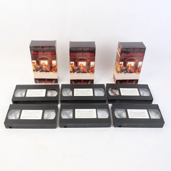 The Life of Christ VHS Tape 1-6 Madacy Entertainment Bible Study Easter