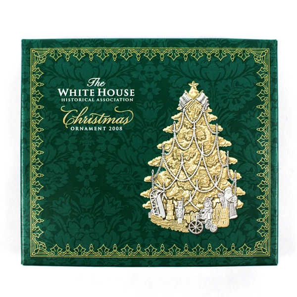 2008 White House Historical Association Christmas Tree Ornament With Box