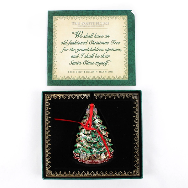 2008 White House Historical Association Christmas Tree Ornament With Box