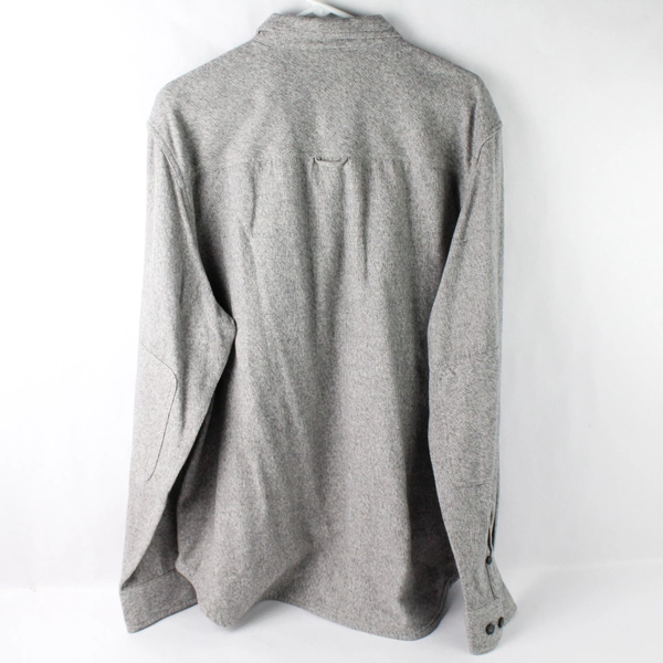 Toad & Co Gray Button Up Long Sleeve Shirt Men's Size XL