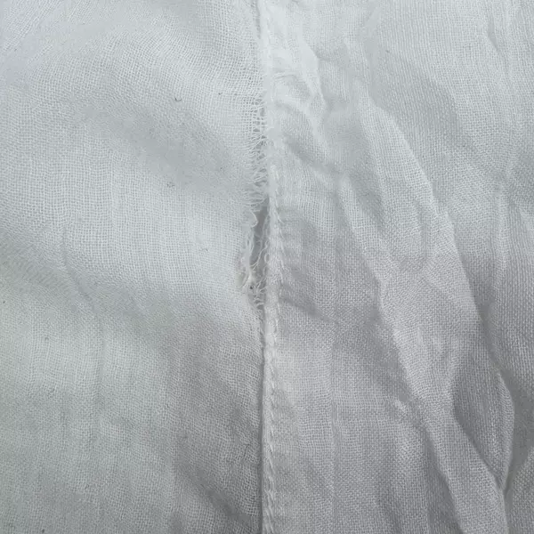 Dylan White Button Up See Through Back Design Women's Size Small