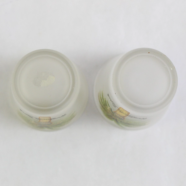 Set of 2 Wrightsville Beach North Carolina Souvenir Palm Tree Shot Glasses