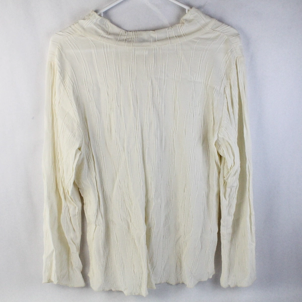 CTC Carol Turner Collection Cream Blouse Women's Medium