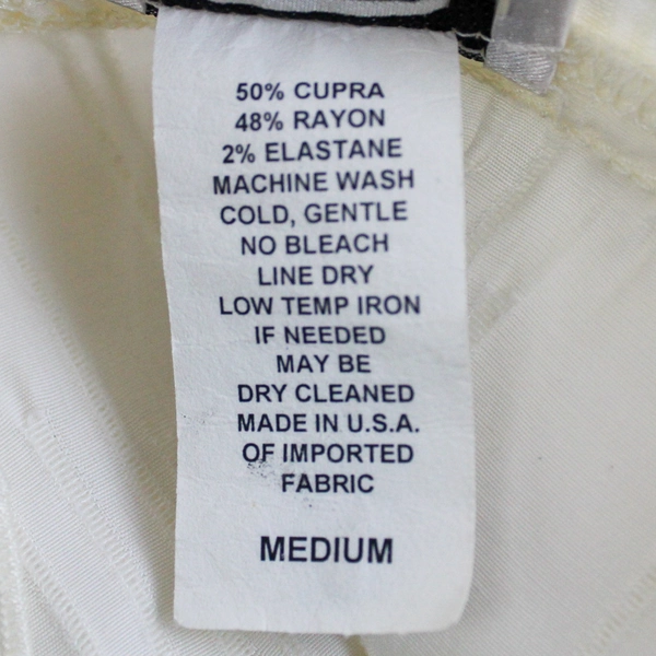 CTC Carol Turner Collection Cream Blouse Women's Medium