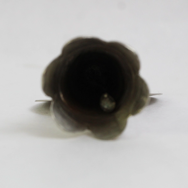 Vintage Miniature Silver Plate Angel Bell Ornament Engraved Sophia