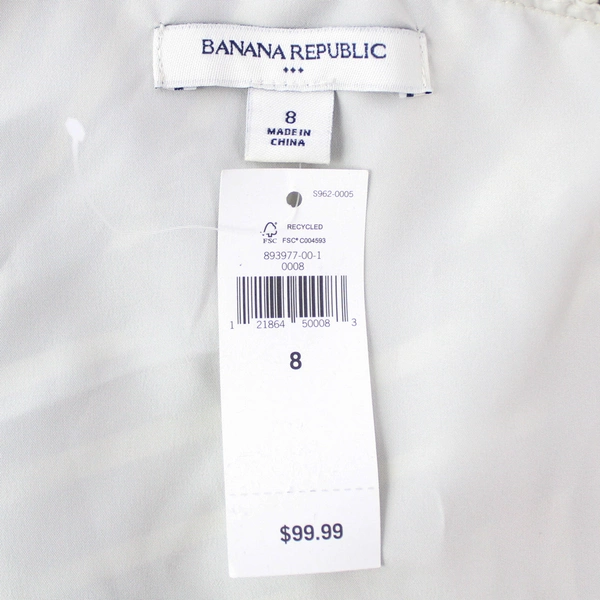 Banana Republic Women's Size 8 One Shoulder Midi Dress New with Tags