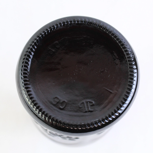 Salado Creek Amber Swing Top Beer Bottle Embossed Flowers