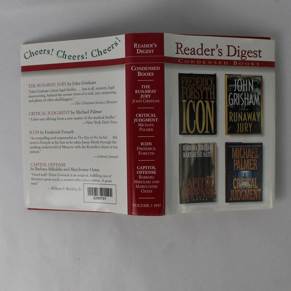 Lot of 2 Vintage Reader's Digest Condensed Books 1995 & 1997 Hardcover