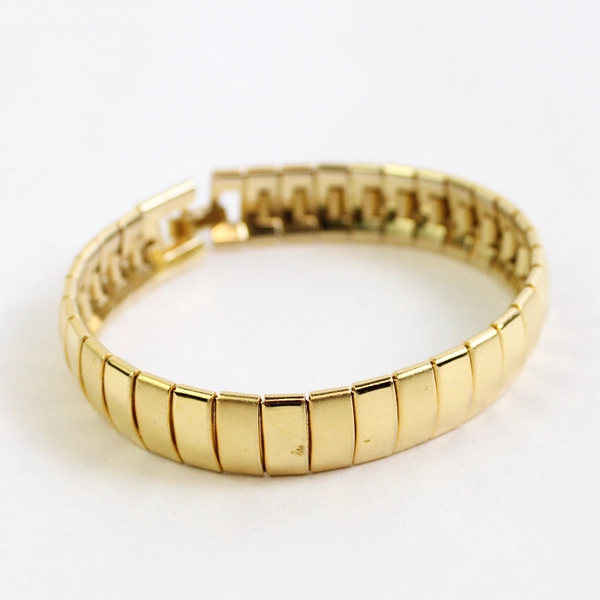 Lot of 3 Unmarked Women's Gold-Tone Metal Chain Link Bracelets