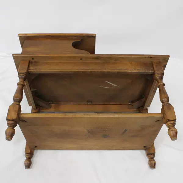 Vintage Set of 2 Heywood-Wakefield Step End Tables Colonial Maple