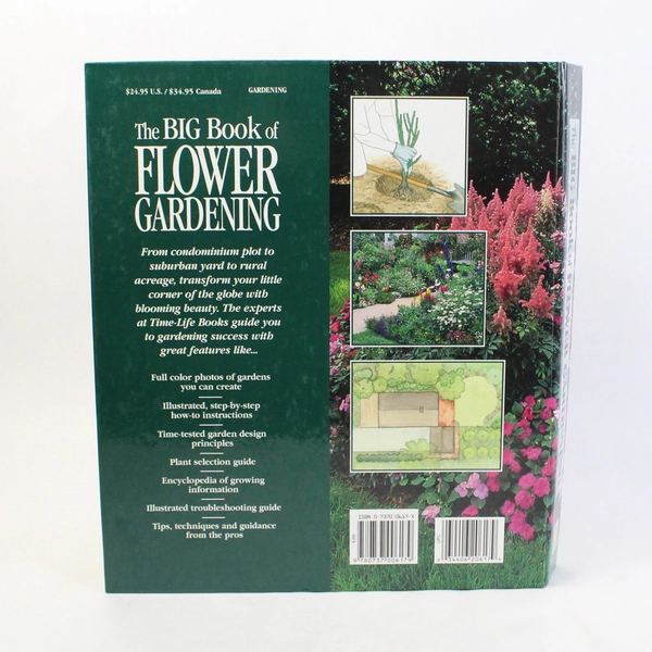 The Big Book of Flower Gardening 1996 Time Life Spiral Book
