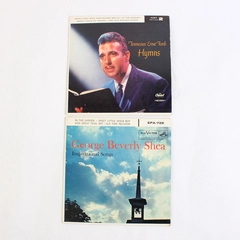 Lot of 2 Vinyl Records 7" George Beverly Shea & Tennessee Ernie Ford